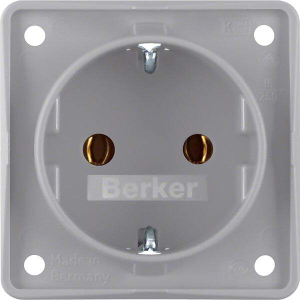 Hager/Berk Schuko-Steckd.gr m.Steckklemmen 947782506
